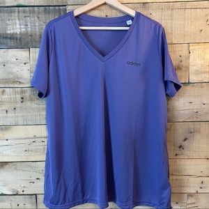 Adidas Climacontrol V-Neck Shirt - 2X - NWT